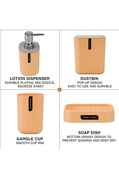 GENERAL 4-Piece Bathroom Accessories Set
