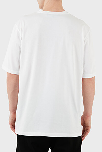 LES BENJAMINS Ανδρικό μπλουζάκι με λογότυπο Oversize Fit Cotton Crew Neck Ανδρικό T SHIRT LB25SSUNLMUOT