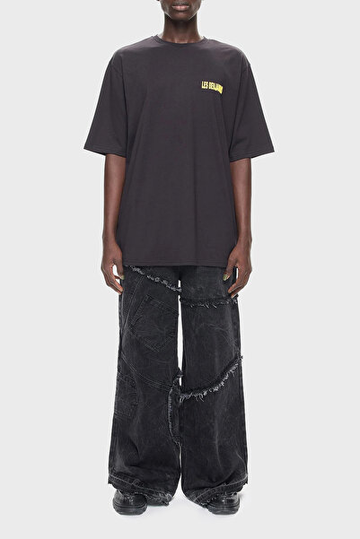 LES BENJAMINS Cotton Oversize Fit Crew Neck t Shirt Men t Shirt Lb24Fweapmuts