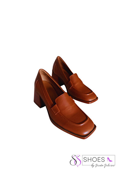 Sevda Şekerci Hakiki Deri Taba Ayakkabı