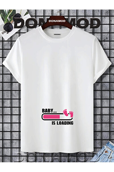 donamod Tricou unisex alb-negru, cu mânecă scurtă, oversize, potrivit pentru ...