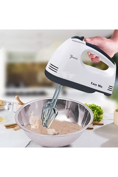 SOKANY 133 Hand Mixer, 180w, 7 Speed Settings, White