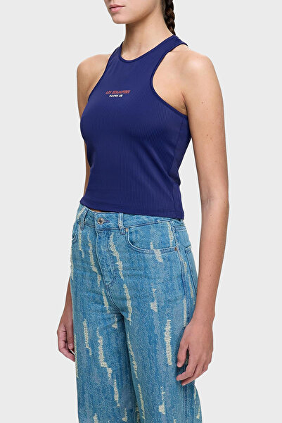 LES BENJAMINS Λεπτή εφαρμογή με λαιμόκοψη με λογότυπο TOP LB25SSUNLFUTN