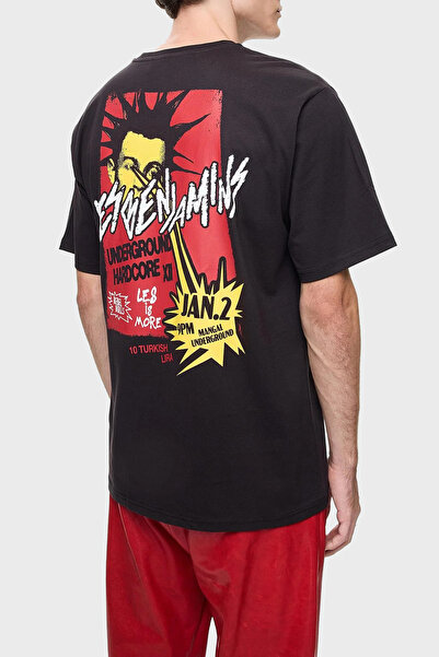 LES BENJAMINS Cotton Relaxed Fit Crew Neck t Shirt Men t Shirt Lb24Fweapmuts