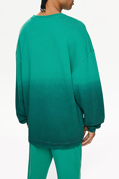 LES BENJAMINS Бавовняний оверсайз-светр з велосипедним коміром для чоловіків SWEAT LB24FWESSMUSW