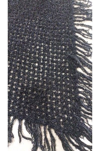 Papatyam Hand Knitted Dowry Crochet Triangle Shawl/ Bridal Shawl/ Knitted Shawl/Handcrafted Shawl/Knitted/Crochet Embroidered/Glittered Yarn