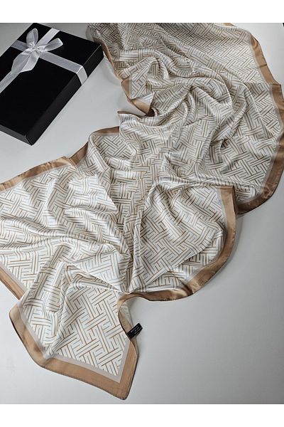 Webinay Home F Pattern Silk Voile Shawl New Season Top Quality Does Not Slip