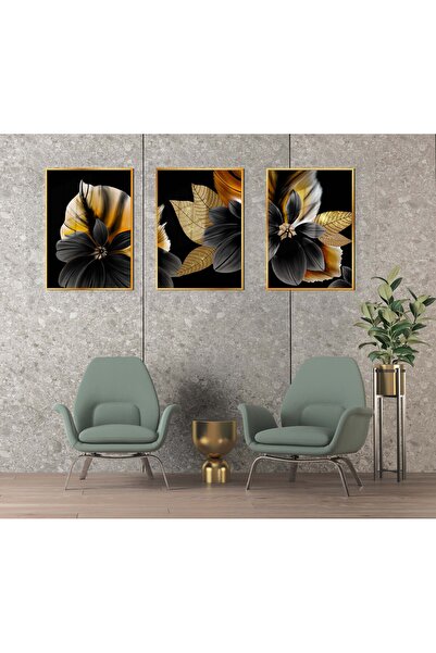 bestablo Ukrasna slika sa drvenim ramom i lišćem, Bestablo za uređenje doma