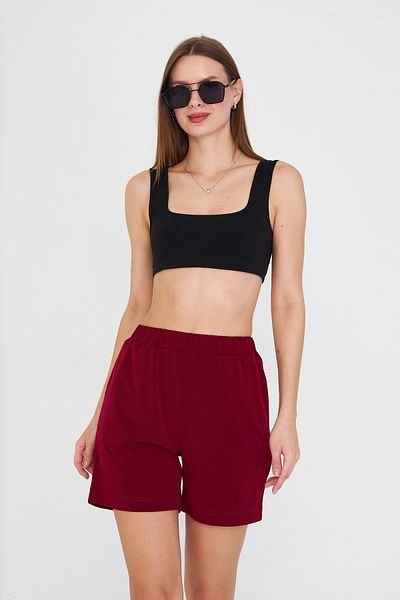 My Peak Burgundy Shorts