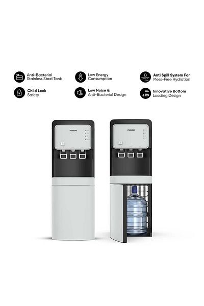 Nikai Bottom Loading Water Dispenser with Pump and 3 Tap Design