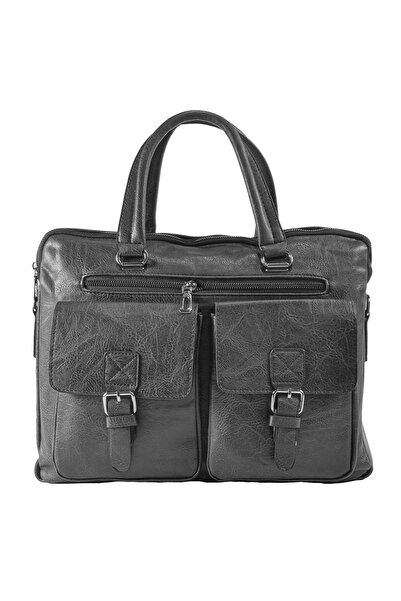 Naimeed Company Servietă bărbătească, piele ecologică, Naimeed D5453, Compani...