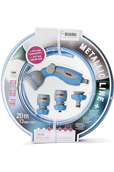 Mu Art Ahşap Rehau Metalic Line 20 m Hose Set 1/2"