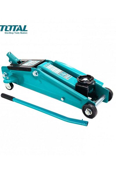 TOTAL Portable Hydraulic Floor Jack 3 Ton For Workshop And Emergency Uses 16.4kg-THT10832