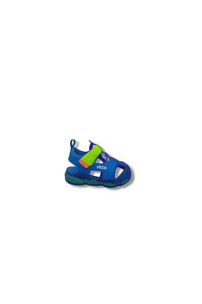 Vicco حذاء Live First Step Baby Saks باللون الأزرق الفاتح