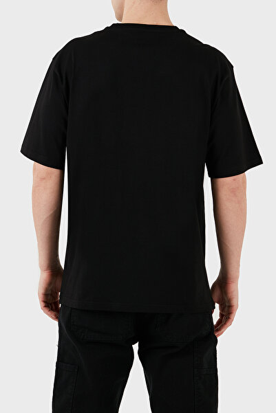 LES BENJAMINS Ανδρικό μπλουζάκι με στάμπα, χαλαρή εφαρμογή, βαμβακερό λαιμόκοψη T SHIRT LB25SSUNLMUTS