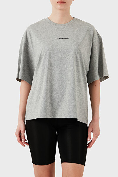 LES BENJAMINS 100% Cotton Oversize Fit Crew Neck Logo t Shirt t Shirt Lbnoosessfuts