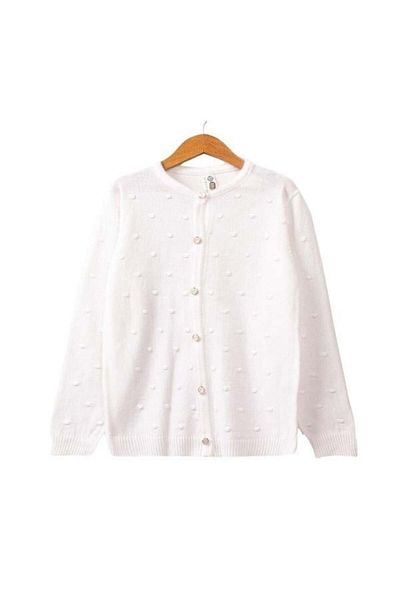 Zekids Girl's Long Knitwear Cardigan