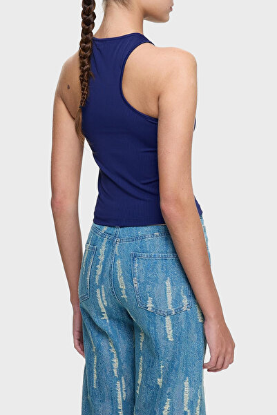 LES BENJAMINS Λεπτή εφαρμογή με λαιμόκοψη με λογότυπο TOP LB25SSUNLFUTN