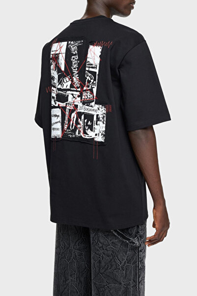 LES BENJAMINS Cotton Oversize Crew Neck t Shirt Men t Shirt Lb24Fweapmuts