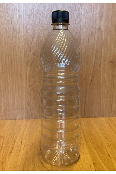 Can Gurme 1000 CC PET ŞİŞE - (5 adet)SİYAH KİLİTLİ KAPAKLI - 1 LİTRE PLASTİK ...