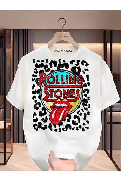 New Shine Μπλουζάκι με στάμπα Rolling Stones