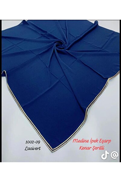 Butik وشاح من حرير المدينة المنورة الأزرق الداكن