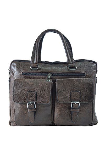 Naimeed Company Servietă bărbătească, piele ecologică, Naimeed D5454, Compani...