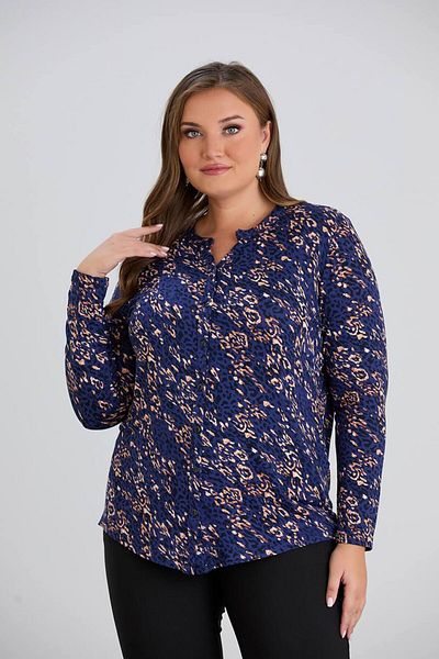 wearon tekstil Women Viscos Fabric Mother Large Size Shirt Combed