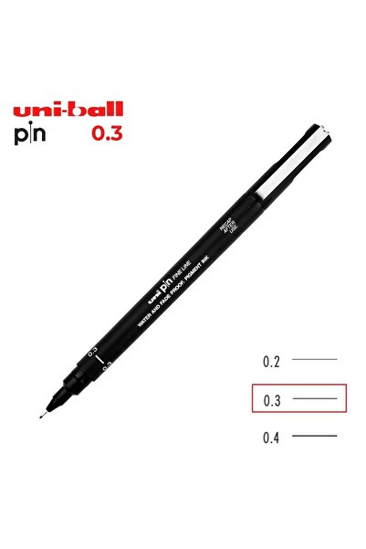 Uni Ball Pin Akrilik Uçlu Teknik Çizim Kalemi 0.3mm