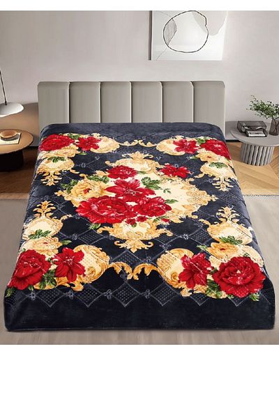 smart home Luxury winter blanket, double-sided system, single size, weight 3 kg - size 220 x 160 cm