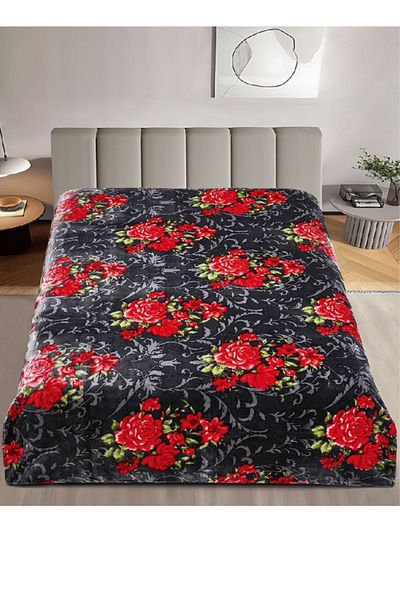 smart home Luxury Winter Blanket for Two People - Soft, Patterned, Two-Layer Blanket - Weight 4 kg - Size 200 x 230 cm