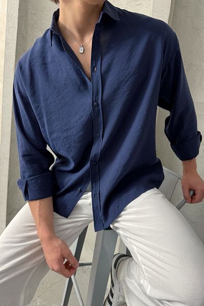 HYMAN Мъжка риза Oversize Modal