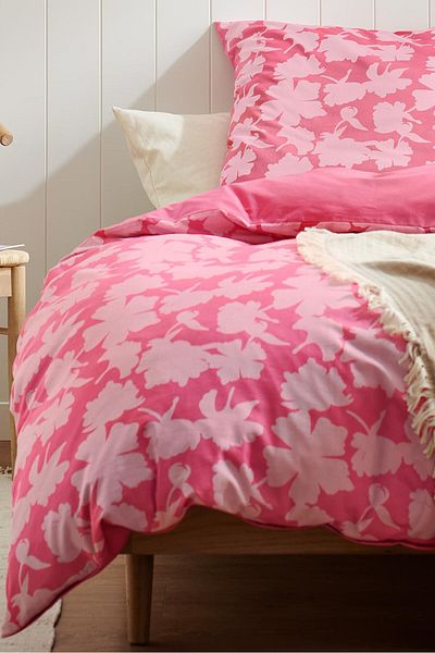 Tchibo Single Allover Print Premium Duvet With Pillow Case Set,multicolor