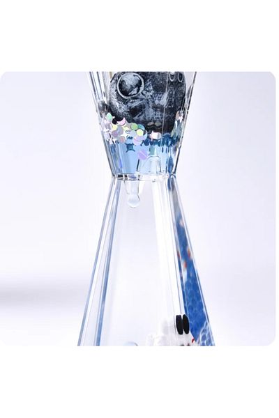 ECOME Space Themed Spilled Oil Hourglass
