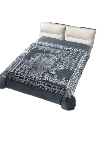smart home Luxury Winter Blanket for Two People - Soft, Patterned, Two-Layer Blanket - Weight 4 kg - Size 200 x 230 cm
