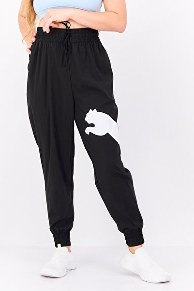 Puma Women Sportswear Fit Brand Logo Training Sweat Pants, Black