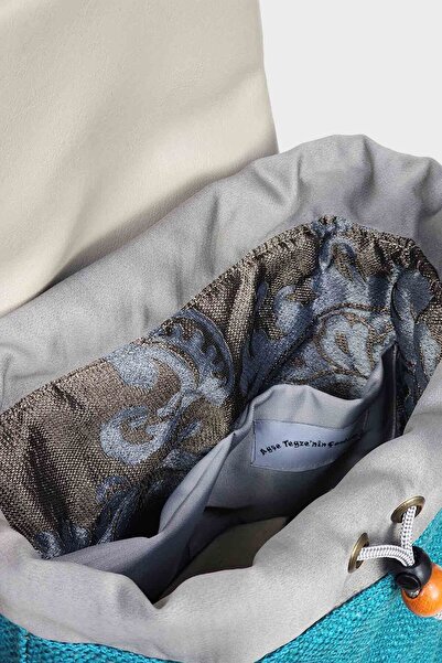 Ayşe Teyze'nin Çantaları Turquoise Women's Large Size Backpack