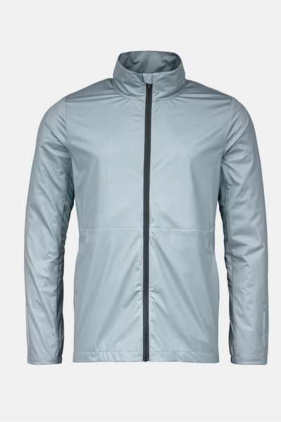 Tchibo Men Sportswear Fit Long Sleeve Training Windbreaker Jacket, Grey