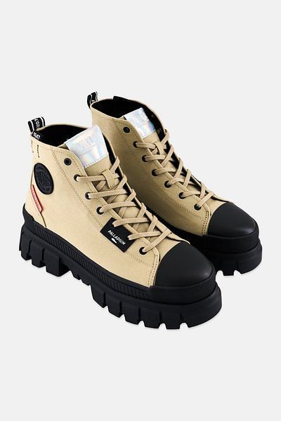 Palladium Women Medium Revolt Hi Tx Lace Up Ankle Boots, Multicolor