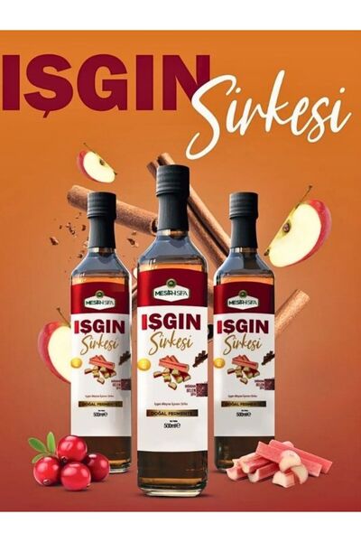 aleyna baharat Işkın Kökü Sirkesi 500 ml Işkın Otu Sirkesi Işgın Vinegar