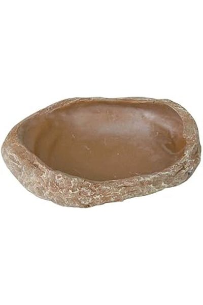 Mu Art Ahşap Trixie Food & Water Bowl for Reptiles, 15X3, 5X12Cm, Beige