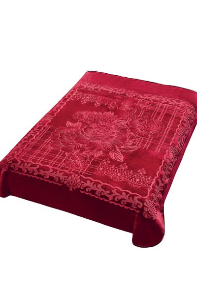 smart home Luxury Winter Blanket for Two People - Soft, Patterned, Two-Layer Blanket - Weight 4 kg - Size 200 x 230 cm