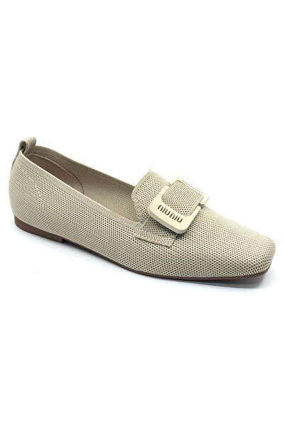 Kids Club Shoes Feles Knitwear Pantofi de balerină de damă cu vârf tocit deta...
