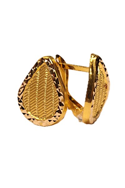 Hakan Güler Kuyumculuk Altın Damla Model Trabzon Hasır Küpe