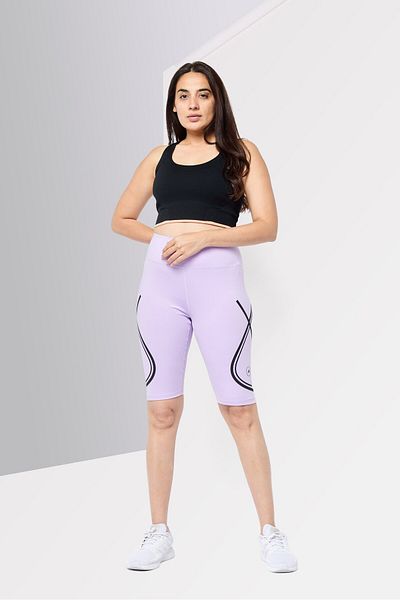 adidas by Stella McCartney Women Sportswear Fit Cycling Shorts, Lavender