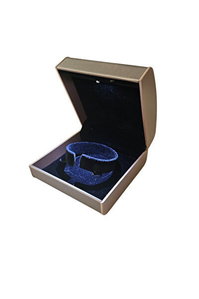 ÖZER KUTU Işıklı Elegance Kelepçe Kutusu Vizon