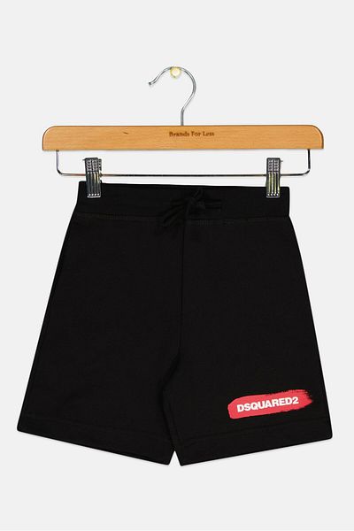 DSquared2 Toddlers Boy Brand Logo Basic Shorts, Black