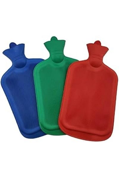 NZM TİCARET Arsimo Hot Water Bag, Hand and Foot Warmer Bag, Rubber Hot Water Bag, 2 Liters