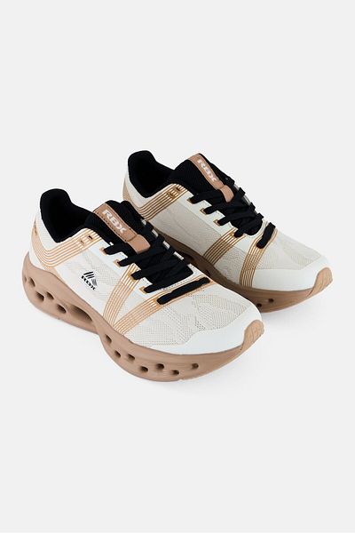 RBX Women Lace Up Outdoor Shoes, Beige