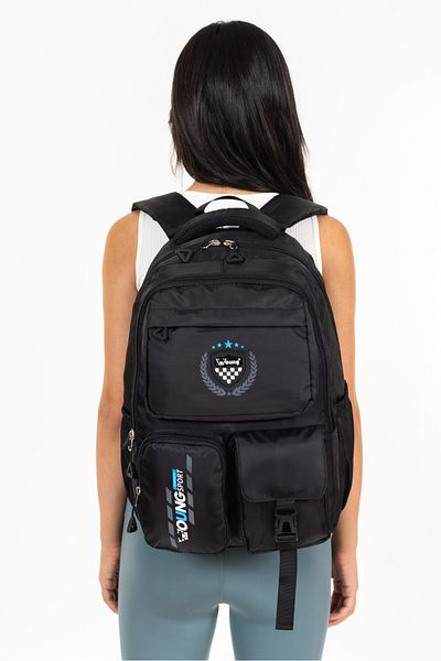 Necati Çanta Stylish and Functional Multi-Compartment Backpack Unisex